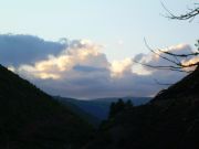 Atardecer en el Bibei. Trives, Orense